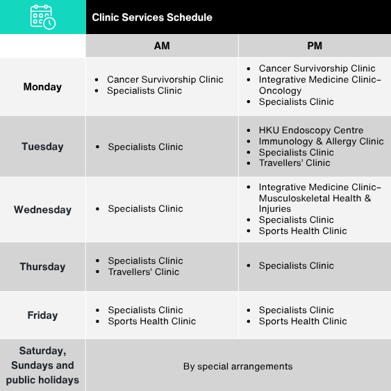 HKU Health System Clinical Centre